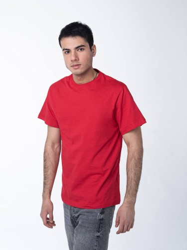 Красная мужская футболка оптом - Красная мужская футболка оптом