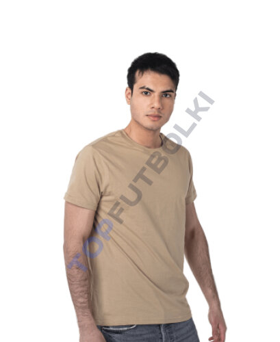 Песочная мужская футболка оптом - Песочная мужская футболка оптом