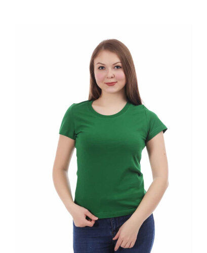 Светло-зелёная женская футболка