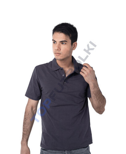 Асфальтная рубашка ПОЛО мужская оптом - Асфальтная рубашка ПОЛО мужская оптом