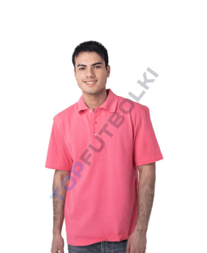 Розовая рубашка ПОЛО мужская оптом - Розовая рубашка ПОЛО мужская оптом