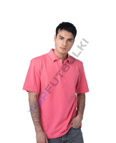 Розовая рубашка ПОЛО мужская оптом - Розовая рубашка ПОЛО мужская оптом