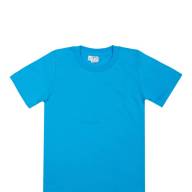 Голубая детская футболка оптом фото