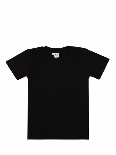 Чёрная детская футболка оптом фото
