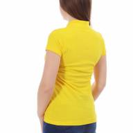 Лимонная рубашка ПОЛО женская оптом фото