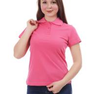 Розовая рубашка ПОЛО женская оптом фото