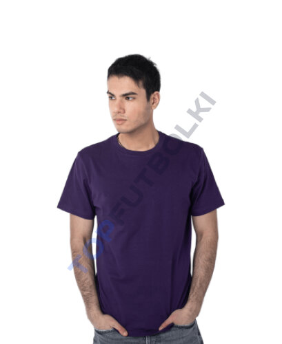 Фиолетовая мужская футболка